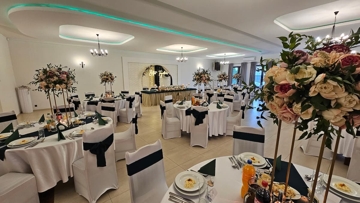 Sala weselna w Zajeździe Harasówka w Gniewkowie